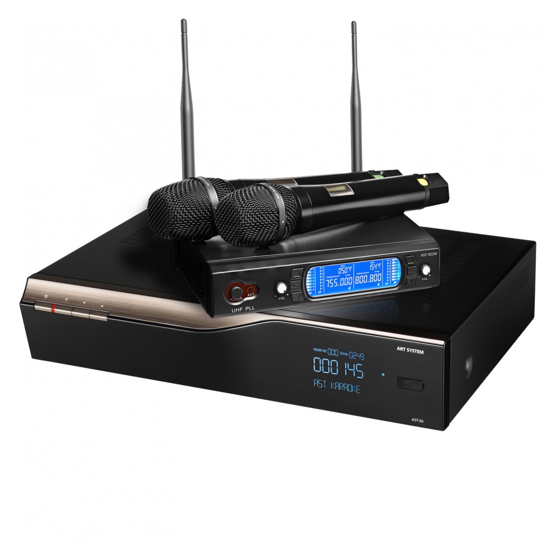 караоке-комплект AST-50 c микрофонами в Североуральске