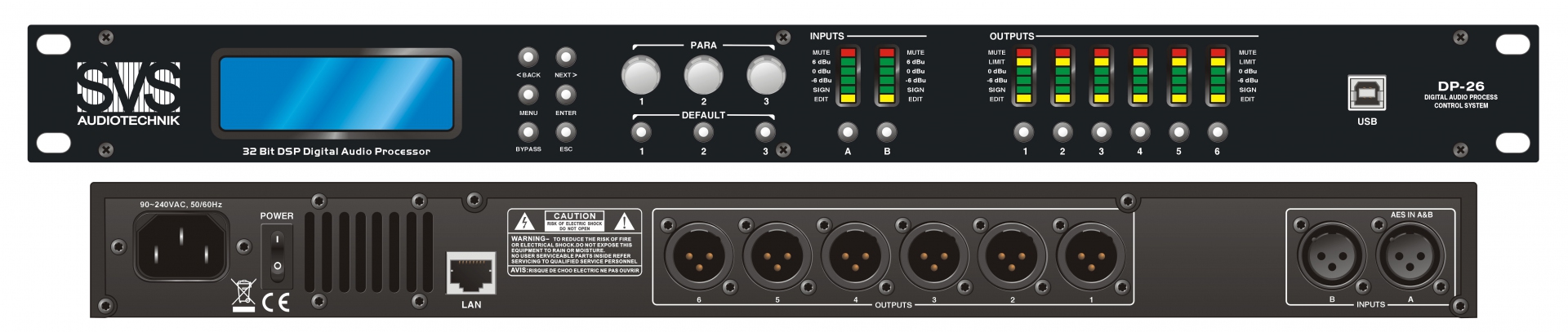 SVS Audiotechnik DP-26 Цифровой процессор: 2 входа 6 выходов в Североуральске