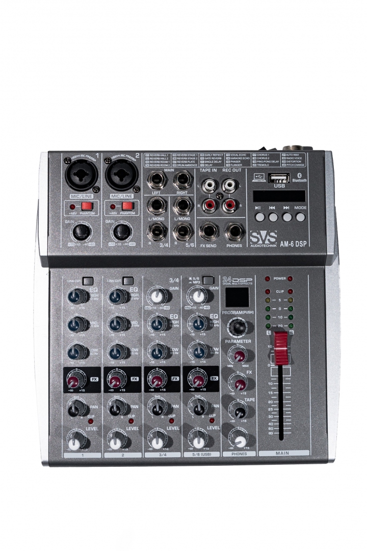 SVS Audiotechnik mixers AM-6 DSP Микшерный пульт аналоговый, 6-канальный SVS Audiotechnik mixers в Североуральске