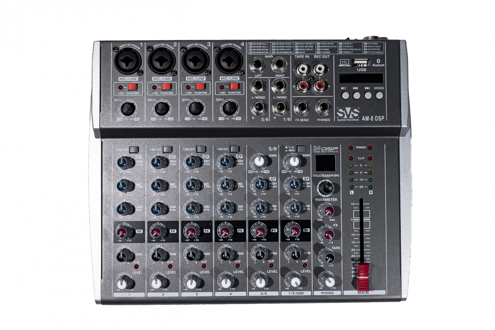 SVS Audiotechnik mixers AM-8 DSP Микшерный пульт аналоговый, 8-канальный в Североуральске